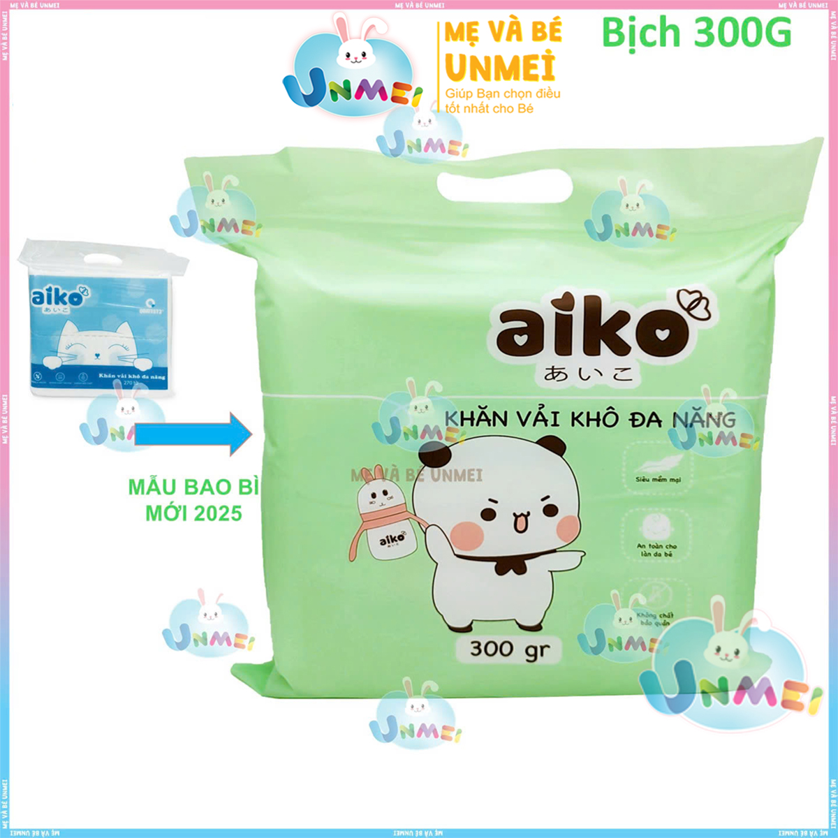 Khăn Vải Kho Đa Năng AIKO 300g (270 tờ/gói)