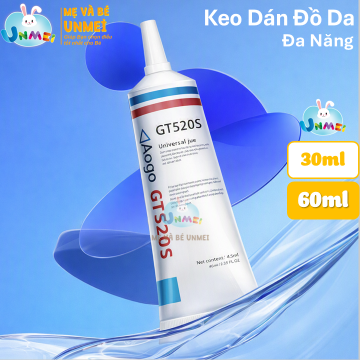 Keo dán đồ da (túi xách, thắt lưng, giày dép) Chai 30ml Keo Dán Đa Năng màu trong suốt an toàn da tay