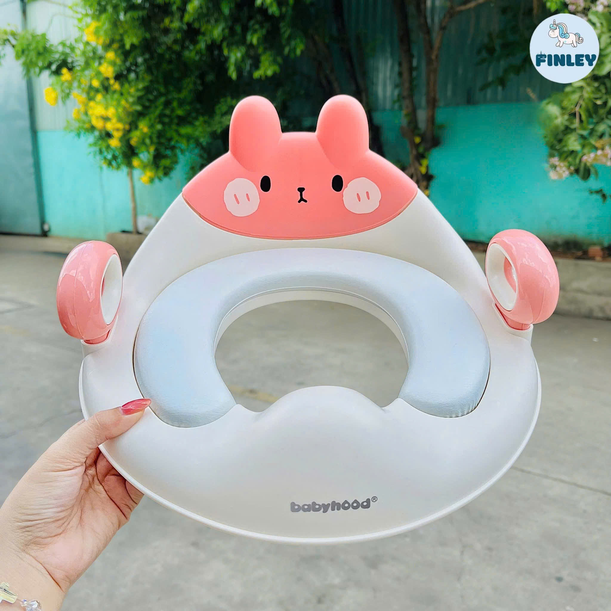 (Giao nhanh HCM) Bệ thu nhỏ bồn cầu cho bé – Có tay vịn chống trượt