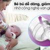 Núm ti silicone Philips Avent cho trẻ sơ sinh SCF651/23 - Công nghệ van giảm đầy hơi độc đáo