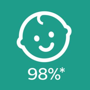 98% bé chấp nhận ty ngậm thông khí*