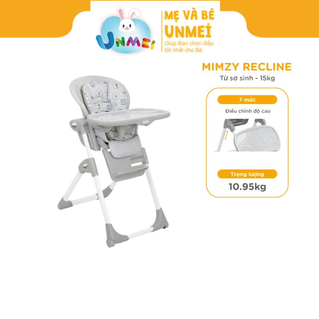 Ghế ăn dặm cho bé Joie Mimzy Recline | Ghế ăn cho bé cao cấp có thể gấp gọn