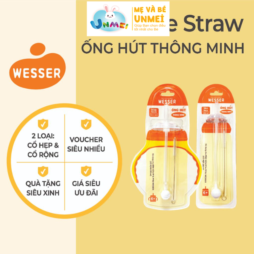 Ống hút thay thế thông minh Wesser