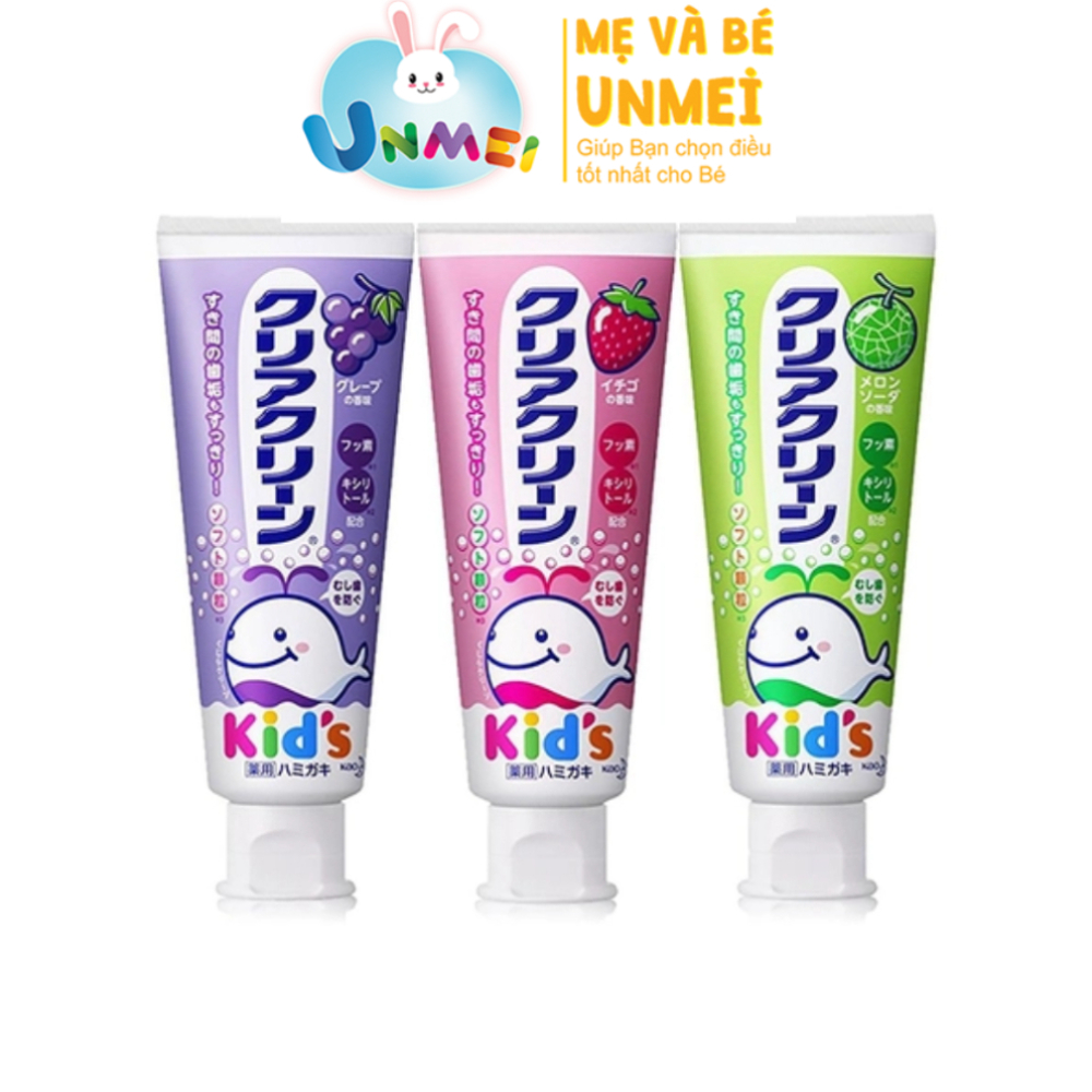 Kem Đánh Răng Cho Trẻ Em KAO KID'S Đủ Vị 70g Nội Địa Nhật Bản - Kokobo