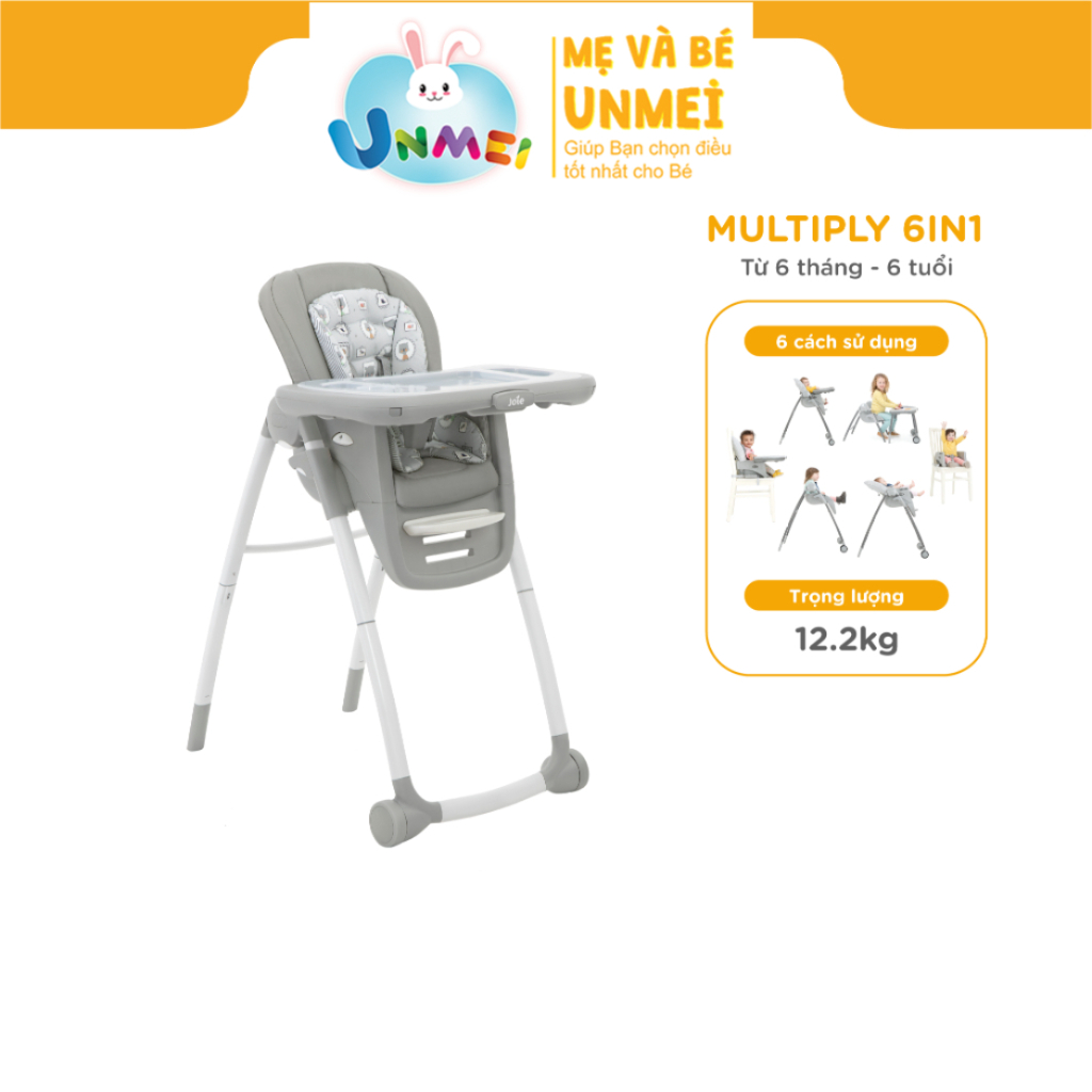 Ghế ăn dặm cho bé Joie Multiply 6in1 | Ghế ăn cho bé từ 6 tháng đến 6 tuổi