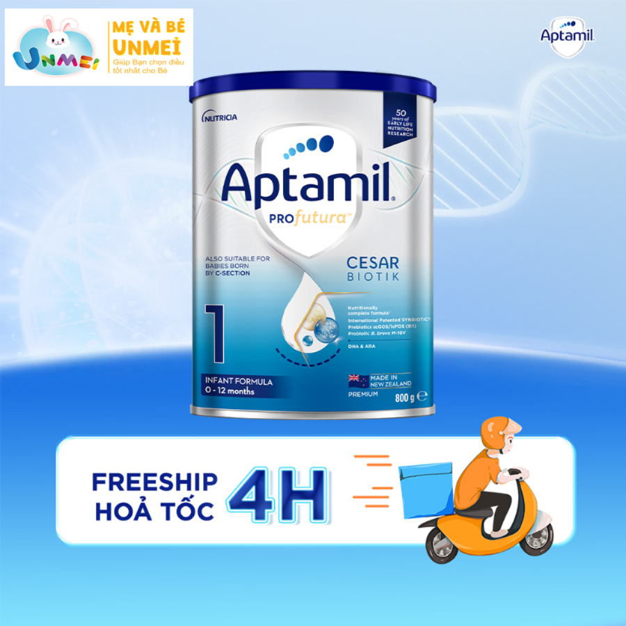 [Hỏa tốc 0Đ] Sữa bột Aptamil Profutura Cesarbiotik New Zealand số 1 - Synbiotic độc quyền
