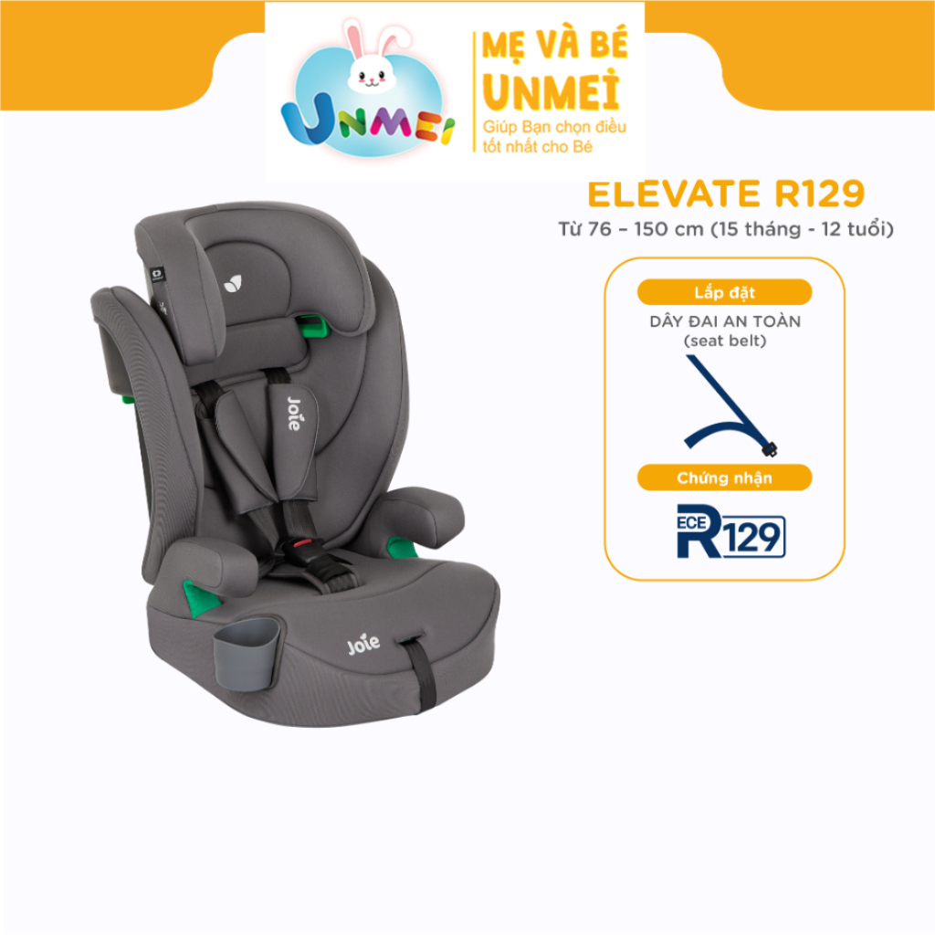 Ghế ngồi ô tô cho bé Joie Elevate R129 | Ghế ngồi xe ô tô cho bé 15 tháng đến khoảng 12 tuổi