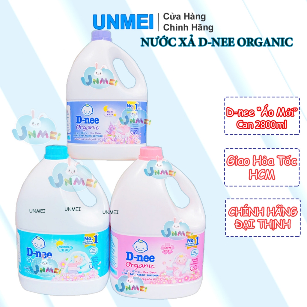 Nước Xả Quần Áo Trẻ Em An Toàn Cho Da Bé D-NEE 2800ml, Đủ Màu Xanh Dương, Xanh Lá, Tím, Hồng - Chính Hãng Dnee Đại Thịnh
