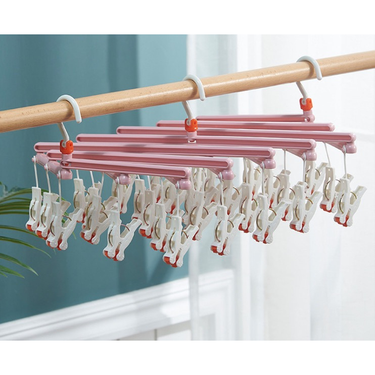 29 Kẹp - Móc Phơi Quần Áo Trẻ Em Xếp gọn, kẹp tốt, nhựa cứng cáp