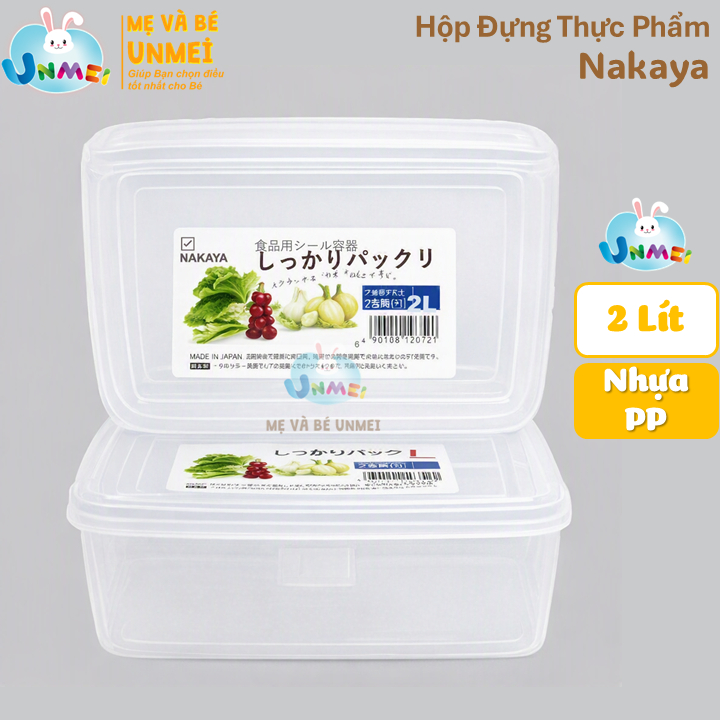 Hộp Đựng Thực Phẩm Nakaya Nhật Bản 2L – Giữ Trọn Độ Tươi Ngon Mỗi Ngày