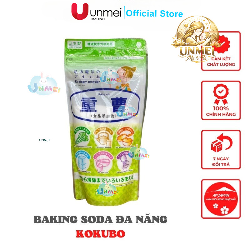 (Hỏa tốc) Baking soda bột tẩy đa năng dùng để rửa hoa quả, tẩy rửa vết ố 240g hàng nội địa Nhật Bản AD47